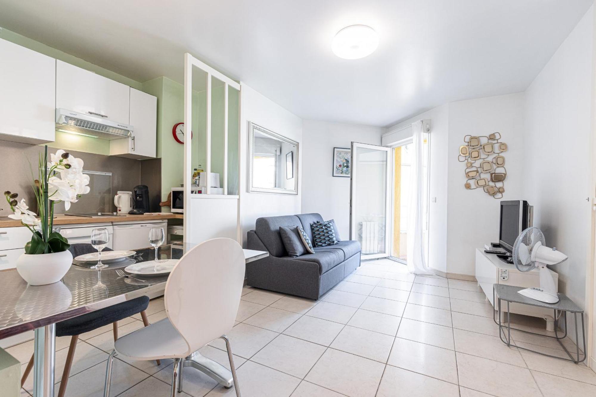 Quiet 1 Bdr Port! Close Place Du Pin Garibaldi Nice Luaran gambar