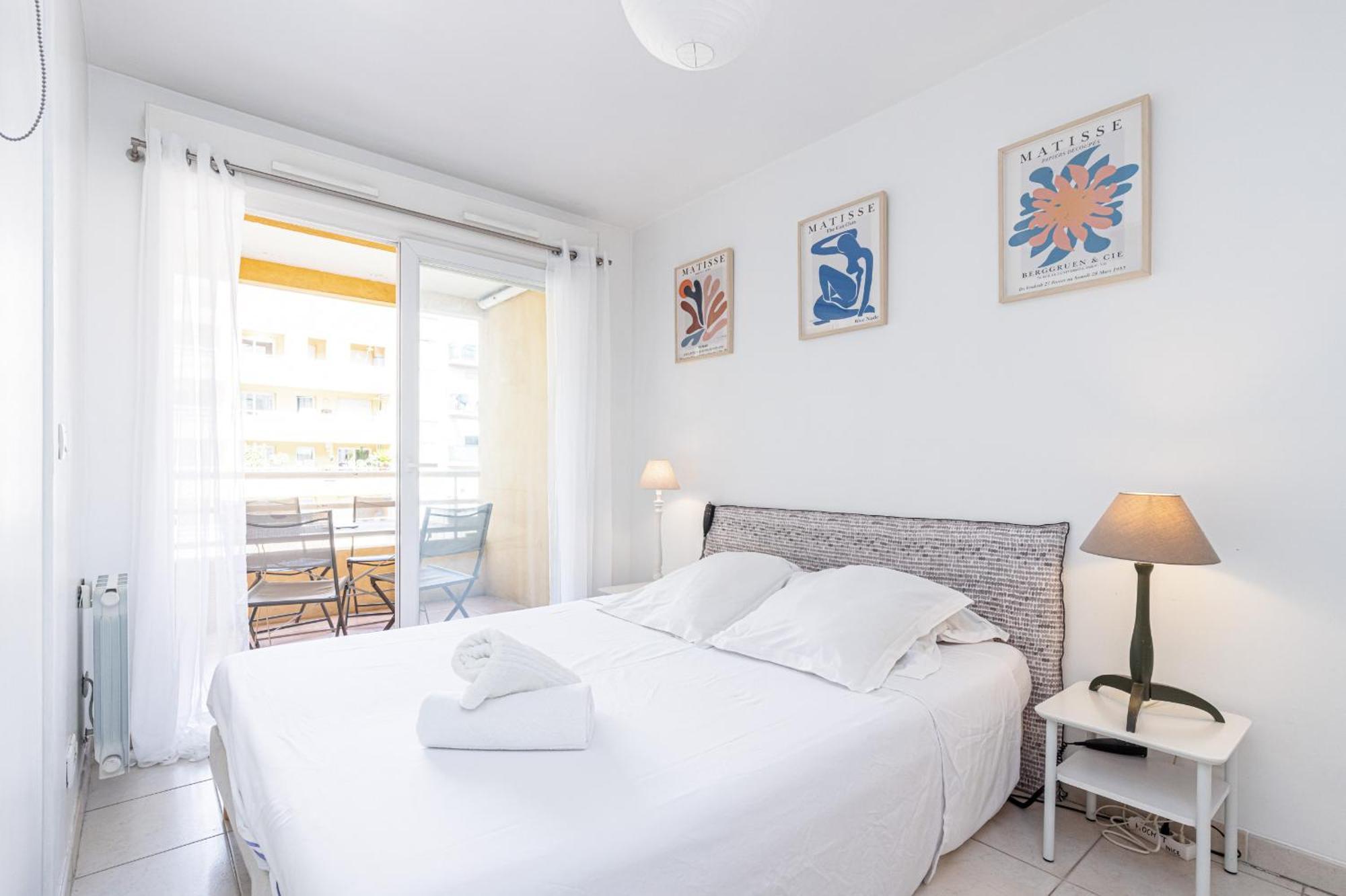 Quiet 1 Bdr Port! Close Place Du Pin Garibaldi Nice Luaran gambar