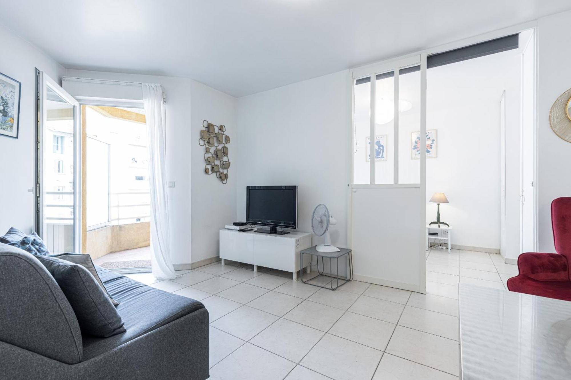 Quiet 1 Bdr Port! Close Place Du Pin Garibaldi Nice Luaran gambar