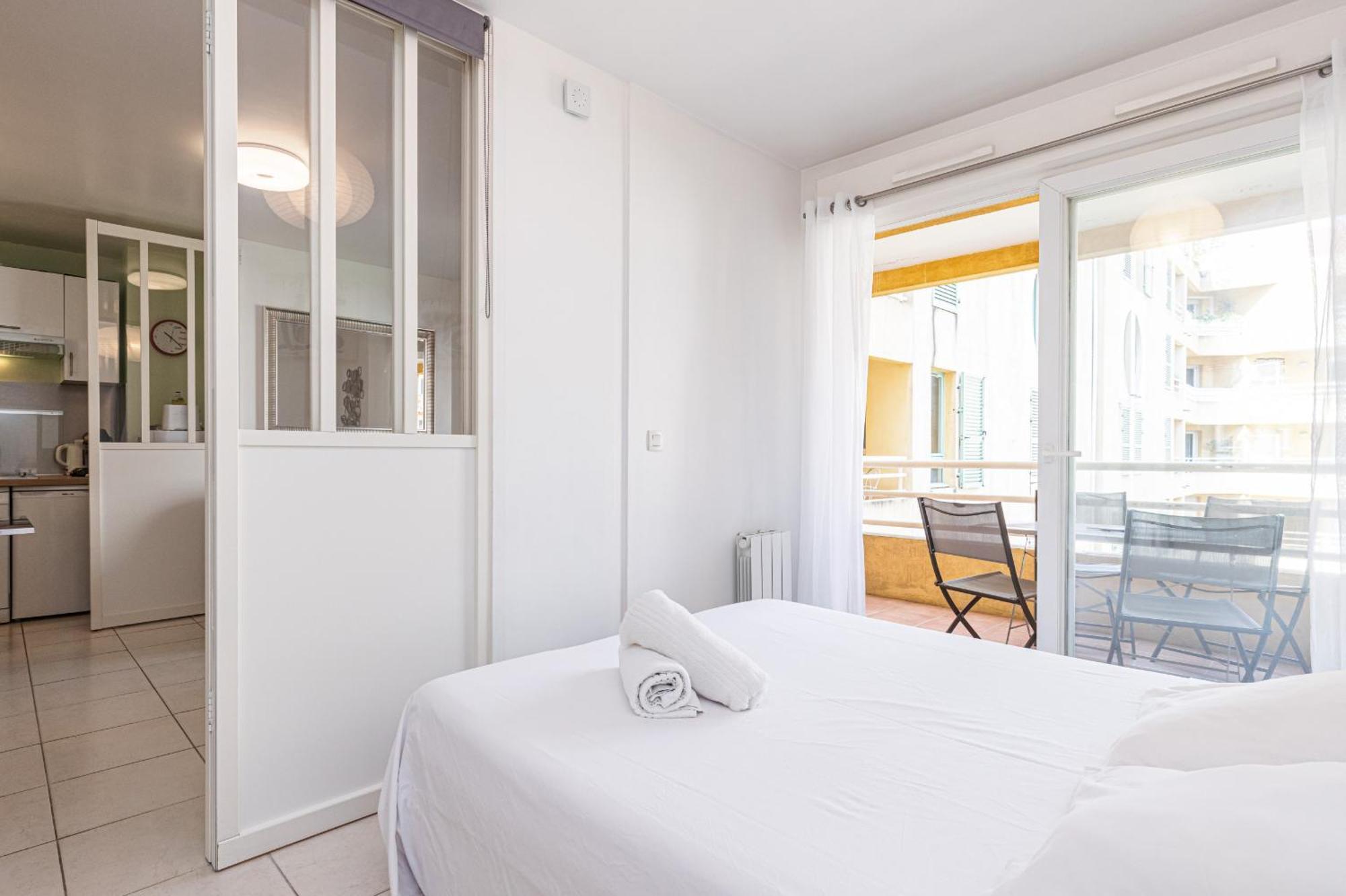 Quiet 1 Bdr Port! Close Place Du Pin Garibaldi Nice Luaran gambar