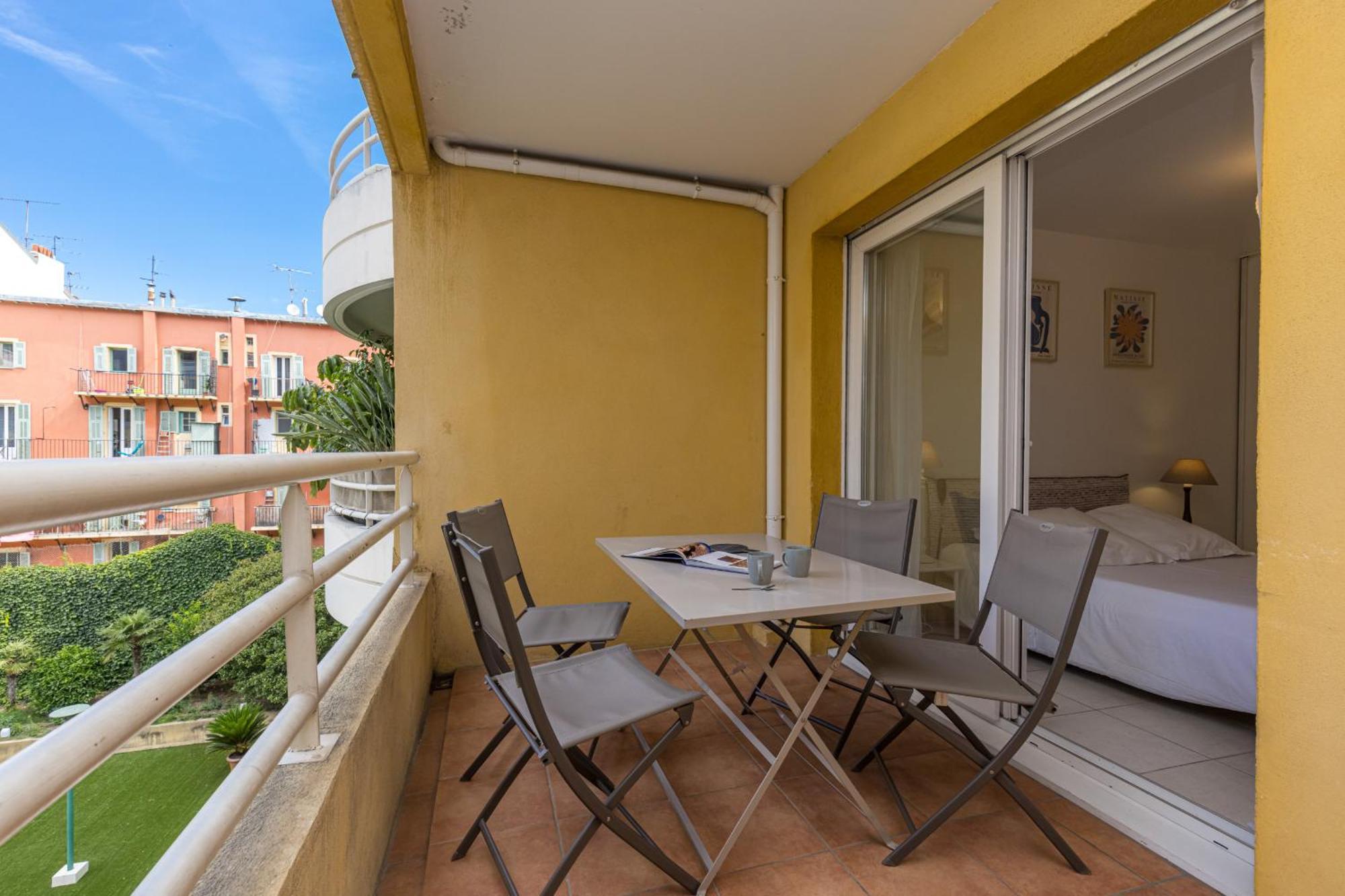 Quiet 1 Bdr Port! Close Place Du Pin Garibaldi Nice Luaran gambar